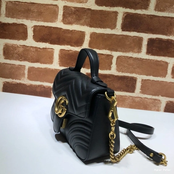 Hyperpeter Marmont GG handle top mini GUCCI bag 0715